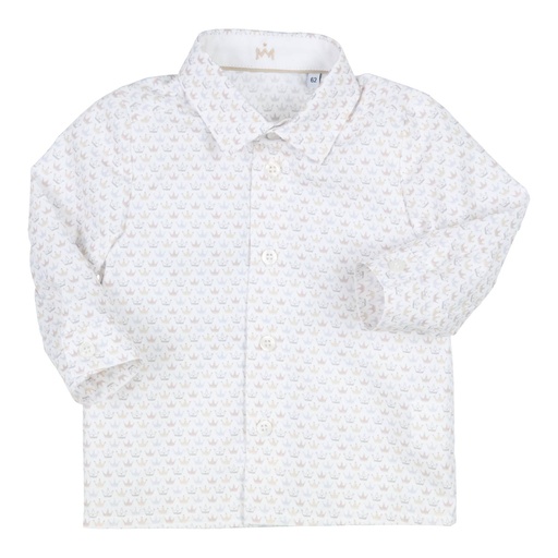 [539643] Gymp | Hemd Will White/Beige