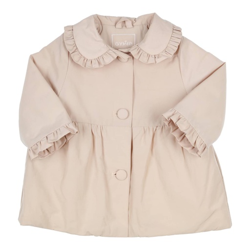 [539688] Gymp | Jas Trench Ruffles Beige