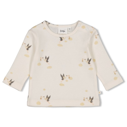 Feetje | Longsleeve AOP rib Ooievaar