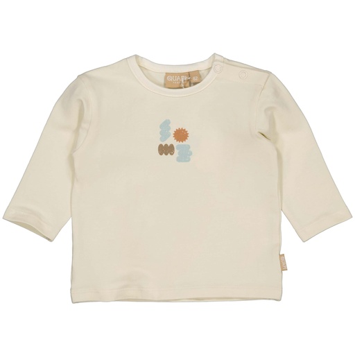 Quapi | T-shirt White Cream