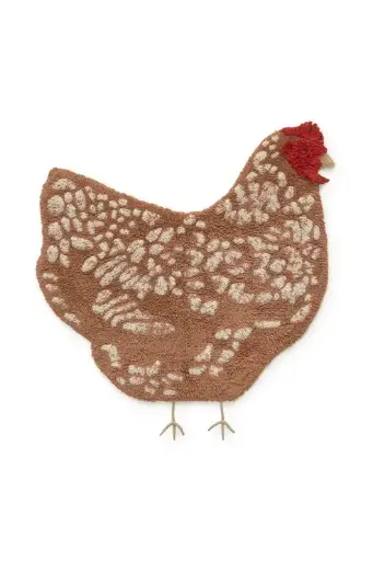 [543471] Lorena Canals | Kamertapijt Chicken Kip 110x100cm