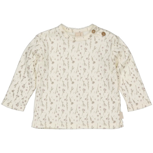 Levv | T-shirt AOP White Flower
