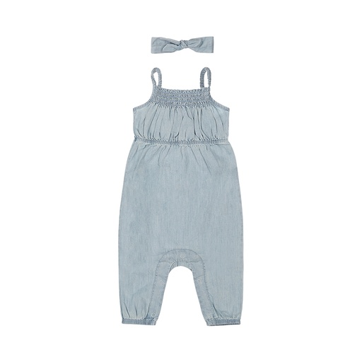 Dirkje | Outfit Girls Cute Blue jeans 2-delig + Haarband