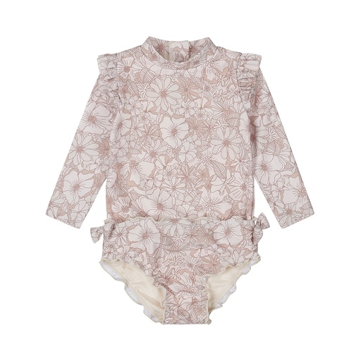 Dirkje | Zwemshirt + Zwemslip Girls Cute Light peach