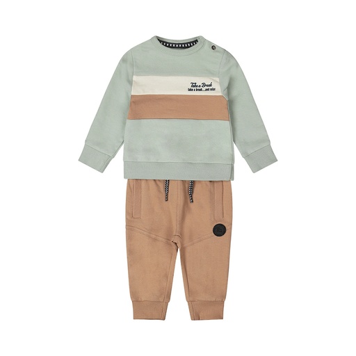 Dirkje | Outfit Boys Sky Rider Faded green 2-delig