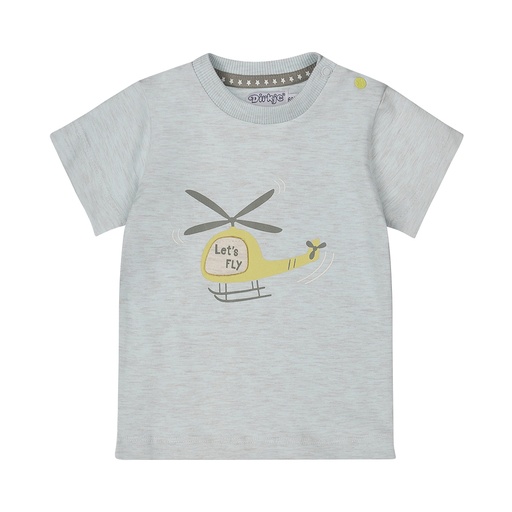 Dirkje | T-shirt Boys Jump Around Light blue
