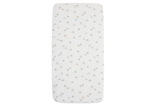 [544474] Jollein | Hoeslaken On The Go Jersey All over Auto 40/50x80/90cm 