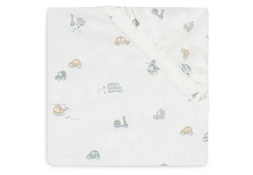 [544495] Jollein | Hoeslaken On The Go Jersey 70/75x140/150cm 