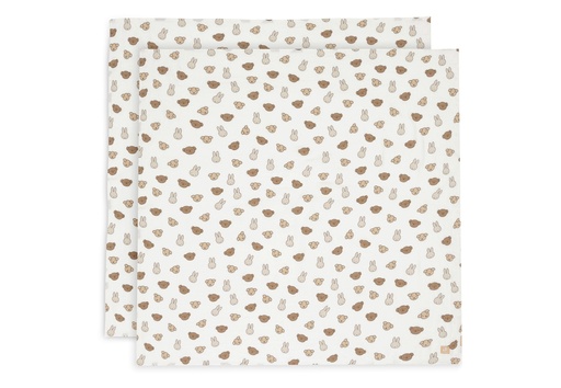 [544527] Jollein | Tetra Doek Miffy and Friends Large 115x115cm 2-pack