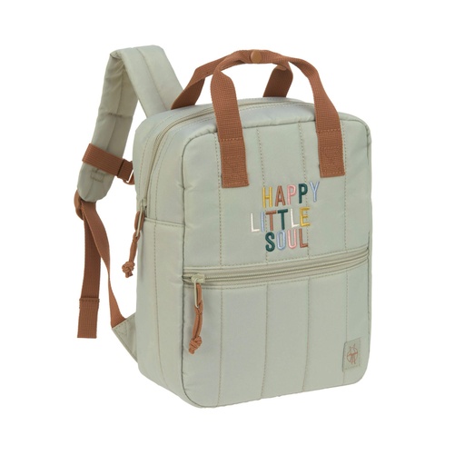 [545139] Laessig | Rugzak Little Gang Light Khaki Mini Square Backpack 20,5x11x27cm