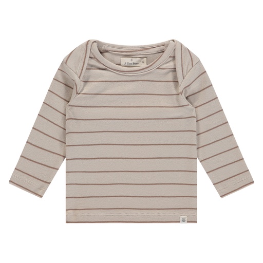A Tiny Story | T-shirt Pearl/Caramel