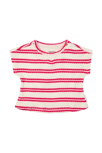 Noppies | T-shirt Girls Marfa Stripe Pattern Pink