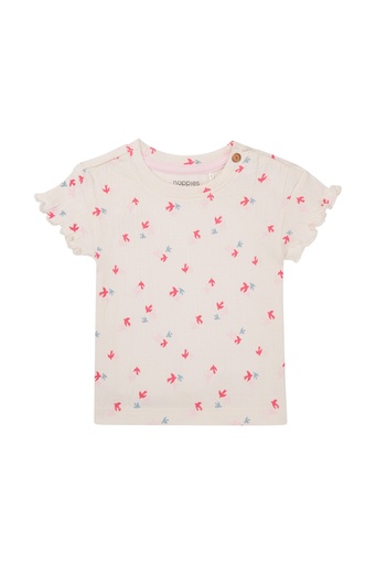 Noppies | T-shirt Girls Moapa Animals Pattern Off White