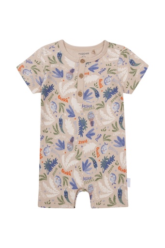 Noppies | Kruippak Boys Offida Fruit Pattern Sand/Nude