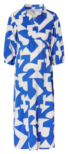 Noppies | Jurk Pilar Nursing Dress Graphic Blue Print