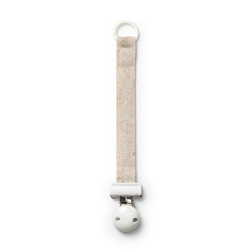 [546293] Elodie | Fopspeenketting Silver Sheen Hout 