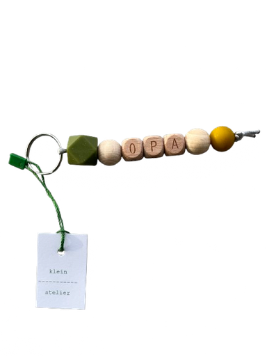 [546352] Klein Atelier | Sleutelhanger OPA Khaki/Mustard 