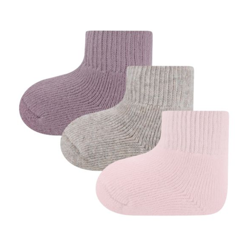 [546796] Ewers | Sokken Newborn Lila/Taupe/Roze One Size