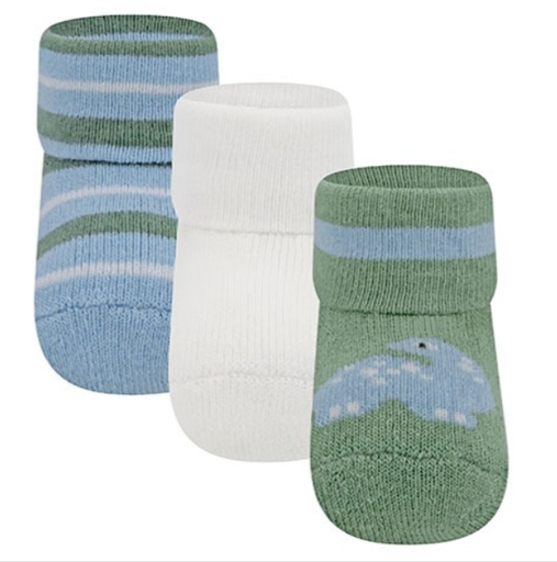 [546820] Ewers | Sokken Newborn Dino 3-pack One Size