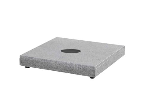 [546933] 4SO | Parasolvoet Granite Base vr Freepole Parasol Siesta/Hacienda  Anthracite Vierkant 180kg