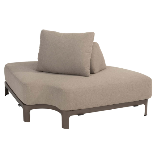 [546938] 4SO | Lounge Hoek Santorini XL Corner Terre met 2 Kussen