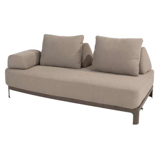 [546939] 4SO | Lounge Zetel Santorini 2 Seater Benche Terre 2-Zit met 3 Kussens