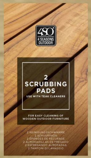 [546954] 4SO | Onderhoudsprodukt Pads Green Sponsjes vr Teak Cleaner 2-pack