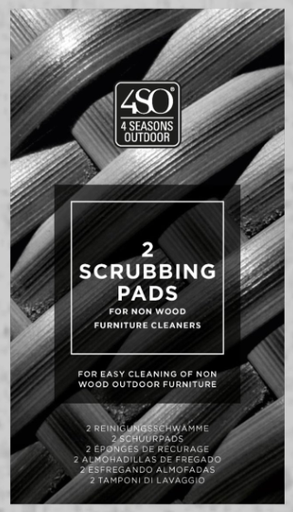 [546955] 4SO | Onderhoudsprodukt Pads White Sponsjes vr All Cleaners 2-pack