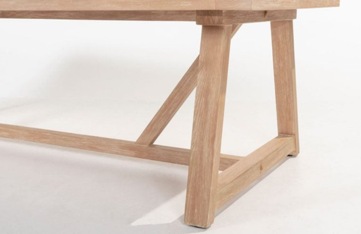 [547011] 4SO | Tuintafel "Onderstel" Noah Dining Base Brushed Teak 260x100cm H75cm