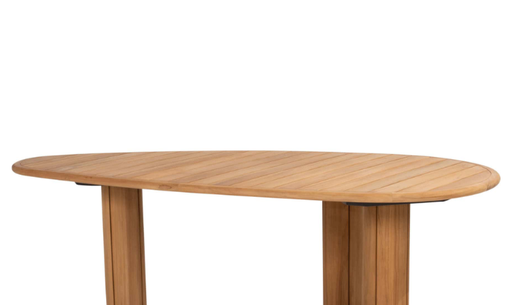 [547013] 4SO | Tuintafel Tafelblad Corsica Dining Table Top Ovaal Natural Teak 240x130x75cm
