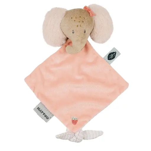 [547042] Nattou | Knuffeldoek Flo,Ernest,Oli Mini Knuffeldoek Olifant Oli