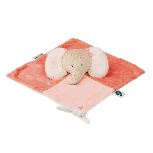 [547046] Nattou | Knuffeldoek Flo,Ernest&Oli Olifant Oli 40cm