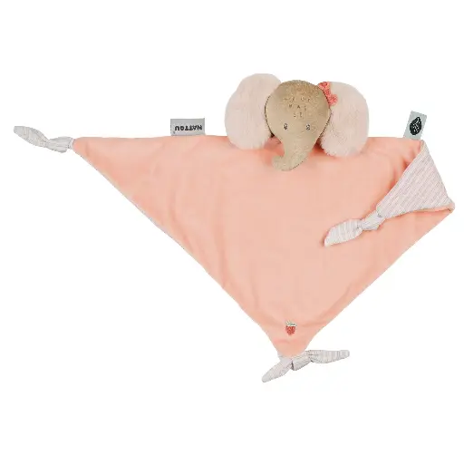 [547054] Nattou | Knuffeldoek Flo,Ernest&Oli Maxi Knuffeldoek Olifant Oli 40cm