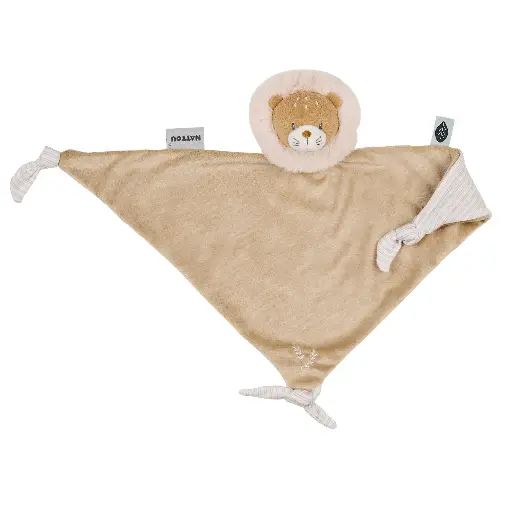 [547055] Nattou | Knuffeldoek Flo,Ernest&Oli Maxi Knuffeldoek Leeuw Ernest 40cm