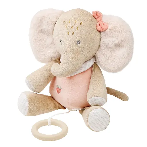 [547057] Nattou | Muziektrekker Flo,Ernest&Oli Olifant Oli 24cm
