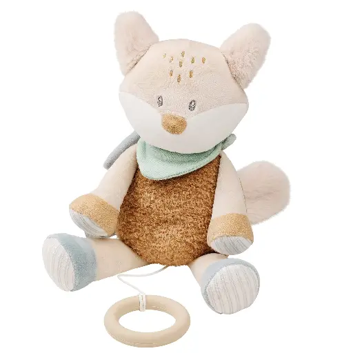 [547059] Nattou | Muziektrekker Flo,Ernest&Oli Vos Flo 24cm