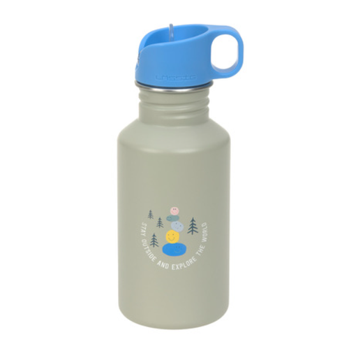 [547123] Laessig | Drinkfles Sunny Explorer RVS Groen/Blauw 500ml