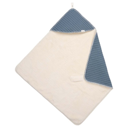 [547146] Koeka | Wikkeldeken Wafel/Teddy Oslo Bluestone 100x100cmX
