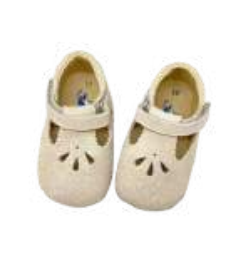 Stabifoot | Schoenen First step Lulu champan puntini 