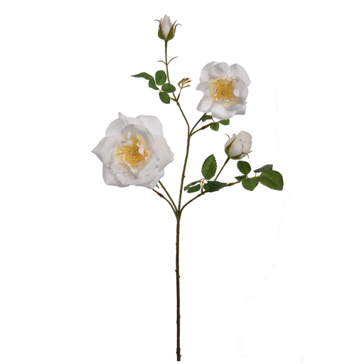 [547305] Jasaco |  OPEN ROSE SPRAY 64CM CREAM