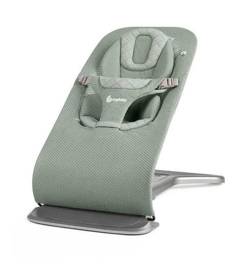 [547377] Ergobaby | Relax Evolve Bouncer Sage Green Mesh