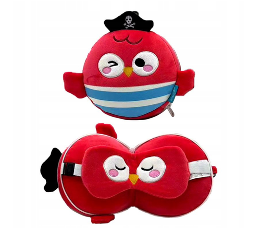 [547386] Relaxeazzz | Reiskussen/Slaapmasker Papegaai Piraat Roger