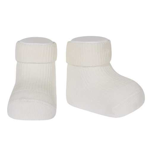 [547451] Condor | Kousen Fine rib ankle socks with folded cuff Cava