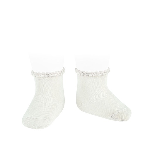 Condor | Kousen Short socks with patterned cuff Nata