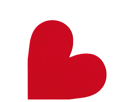 [547670] Duni | Servetten Heart Red Airlaid 33cm