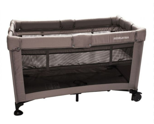 [547685] Koelstra | Reisbed Travelsleeper met Verhoger Truffle Grey