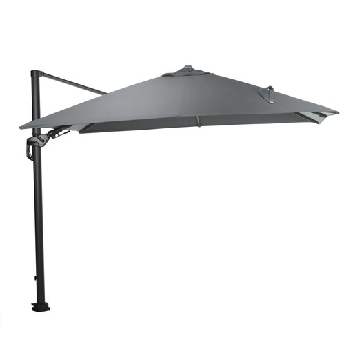 [547697] Garden Imp. | Parasol Hawaii Lumen Carbon Black/Donker Grijs 300x300cm
