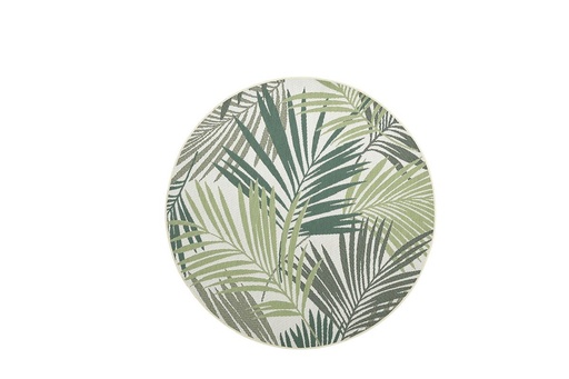 [547725] Garden Imp. | Tapijt Naturalis Karpet Palm Leaf Green Ø 160cm