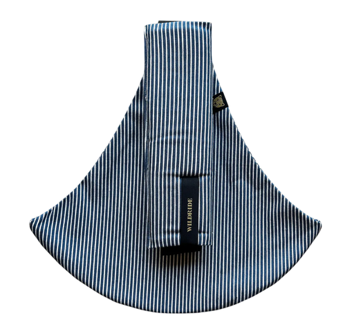 [547737] Wildride | Draagdoek Toddler Carrier Denim Collection Indigo Stripe