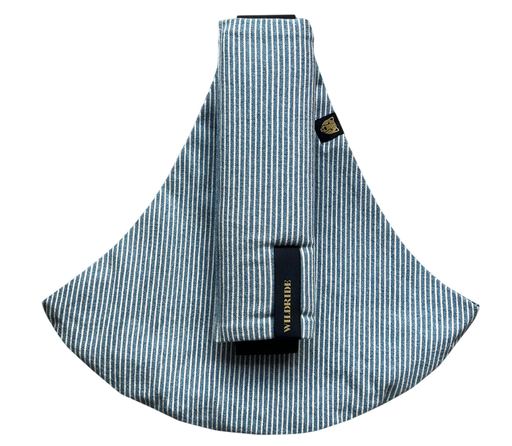 [547739] Wildride | Draagdoek Toddler Carrier Denim Collection Denim Stripe